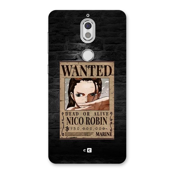Nico Robin Wanted Back Case for Nokia 7