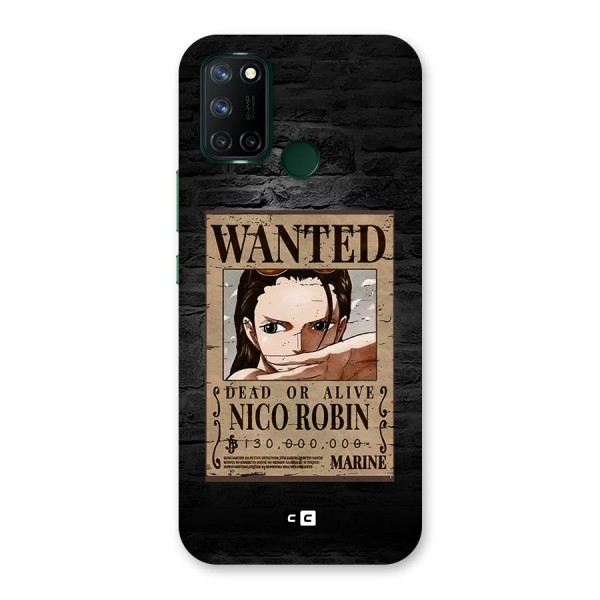 Nico Robin Wanted Back Case for Realme C17