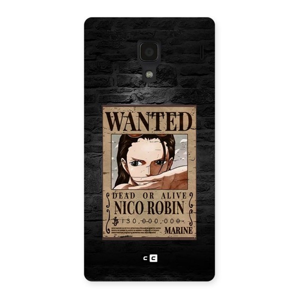 Nico Robin Wanted Back Case for Redmi 1s