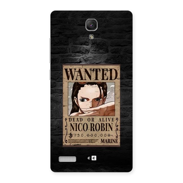 Nico Robin Wanted Back Case for Redmi Note