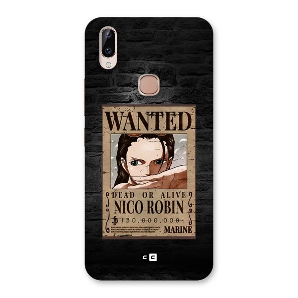 Nico Robin Wanted Back Case for Vivo Y83 Pro