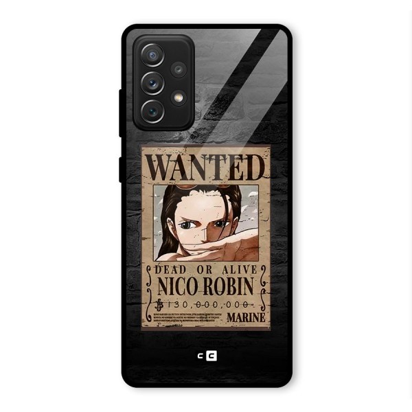 Nico Robin Wanted Glass Back Case for Galaxy A72