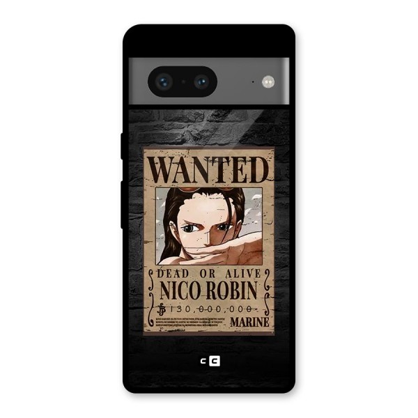 Nico Robin Wanted Glass Back Case for Google Pixel 7