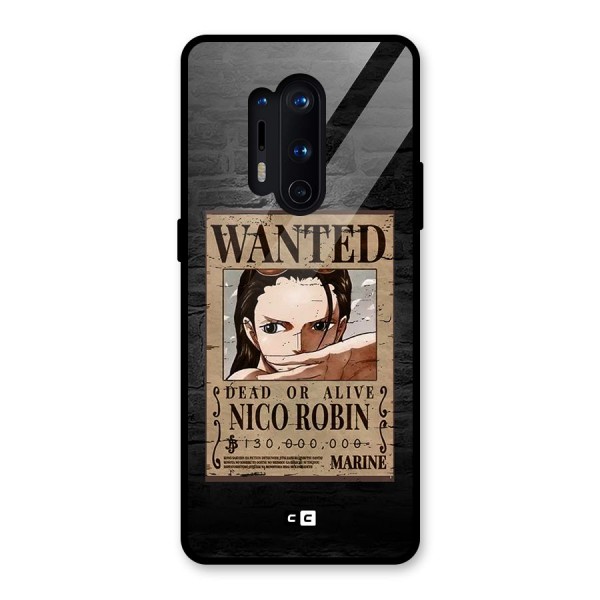 Nico Robin Wanted Glass Back Case for OnePlus 8 Pro