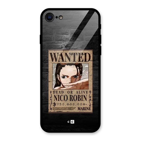 Nico Robin Wanted Glass Back Case for iPhone 7