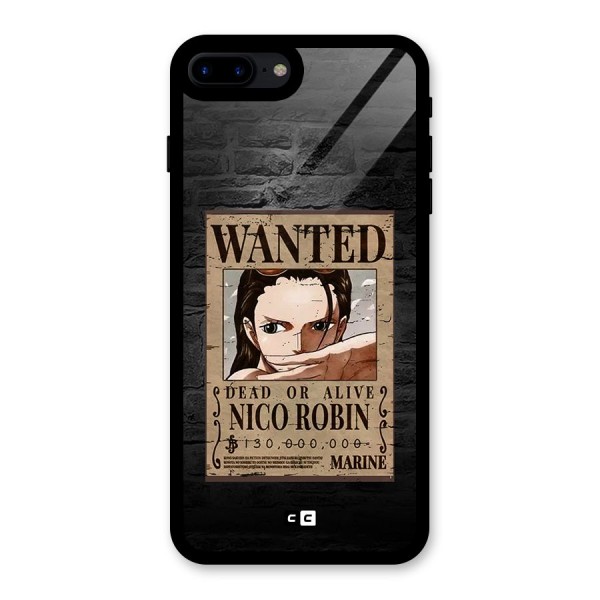 Nico Robin Wanted Glass Back Case for iPhone 7 Plus