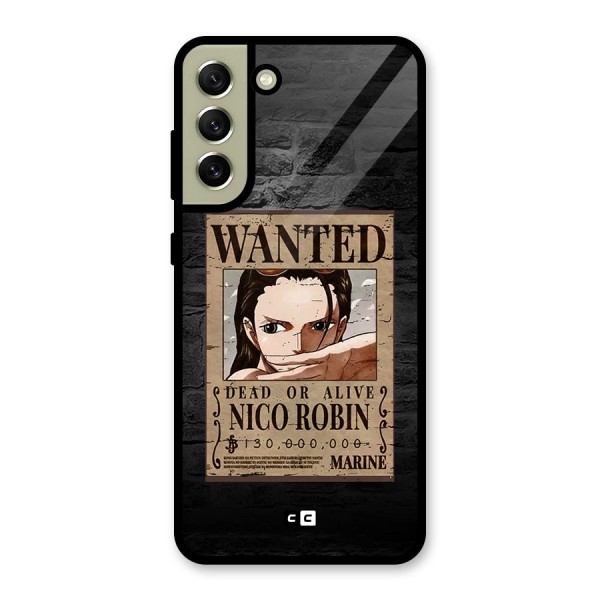 Nico Robin Wanted Metal Back Case for Galaxy S21 FE 5G (2023)