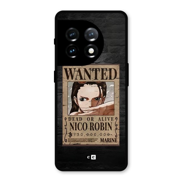 Nico Robin Wanted Metal Back Case for OnePlus 11