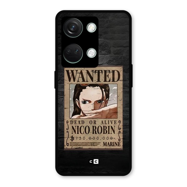 Nico Robin Wanted Metal Back Case for OnePlus Nord 3