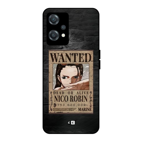Nico Robin Wanted Metal Back Case for OnePlus Nord CE 2 Lite 5G