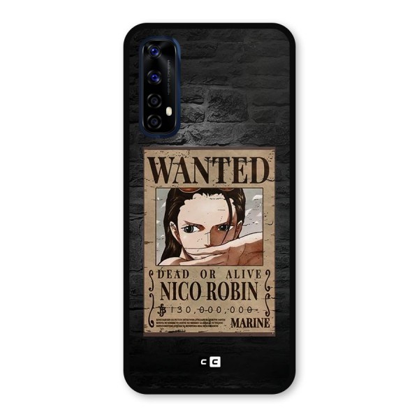 Nico Robin Wanted Metal Back Case for Realme Narzo 20 Pro