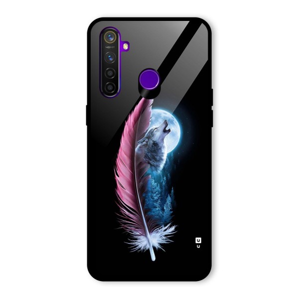 Night Howler Glass Back Case for Realme 5 Pro
