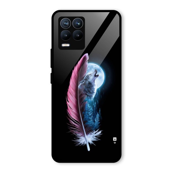 Night Howler Glass Back Case for Realme 8 Pro
