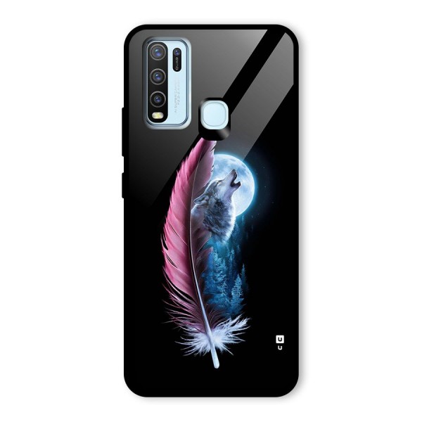 Night Howler Glass Back Case for Vivo Y30