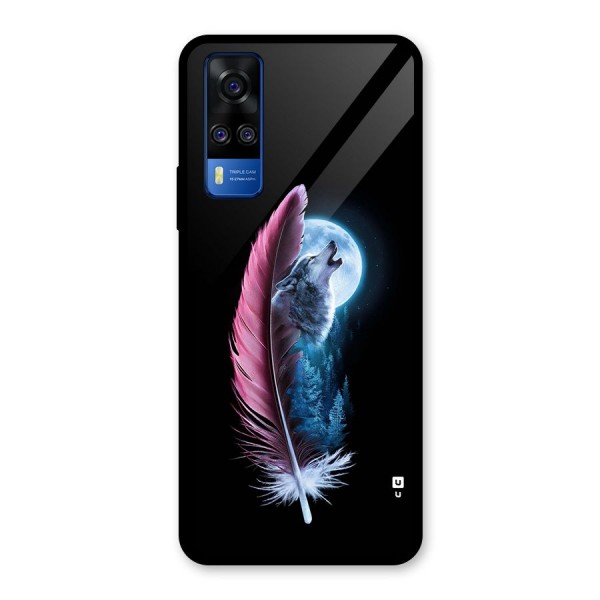 Night Howler Glass Back Case for Vivo Y51