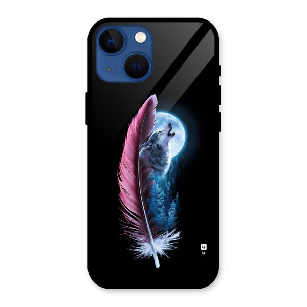 Night Howler Glass Back Case for iPhone 13 Mini