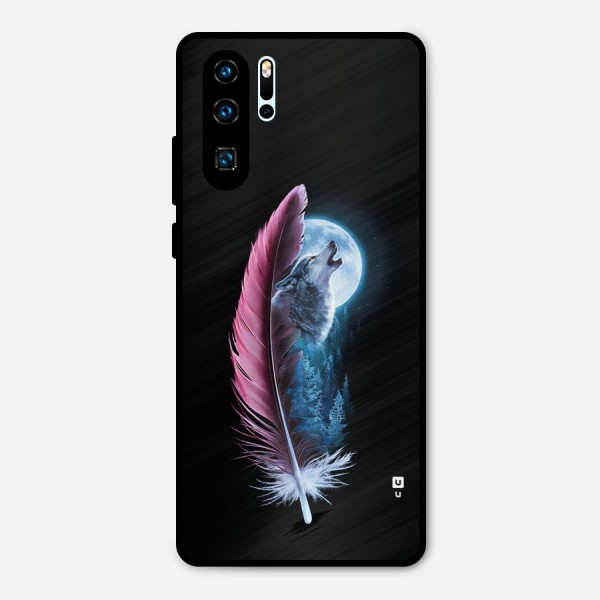 Night Howler Metal Back Case for Huawei P30 Pro