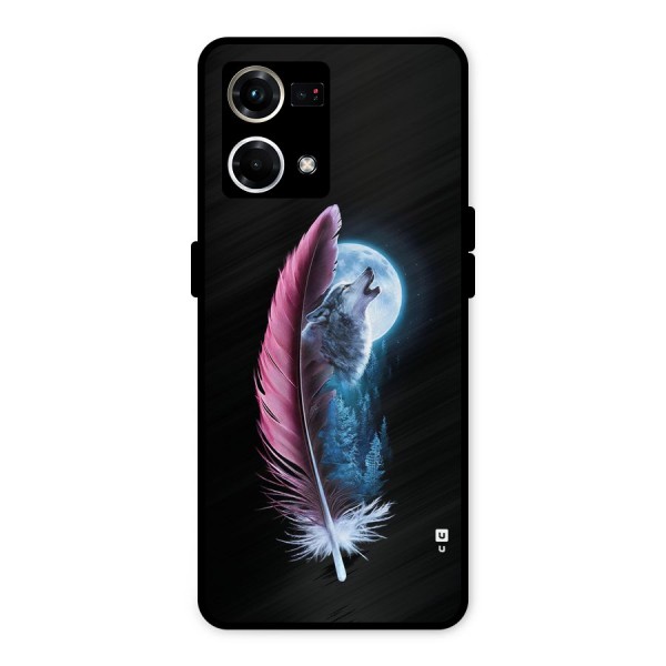 Night Howler Metal Back Case for Oppo F21s Pro 4G