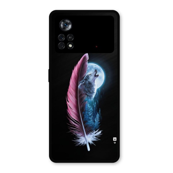 Night Howler Metal Back Case for Poco X4 Pro 5G