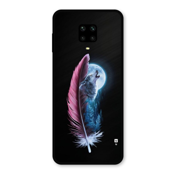 Night Howler Metal Back Case for Redmi Note 9 Pro Max
