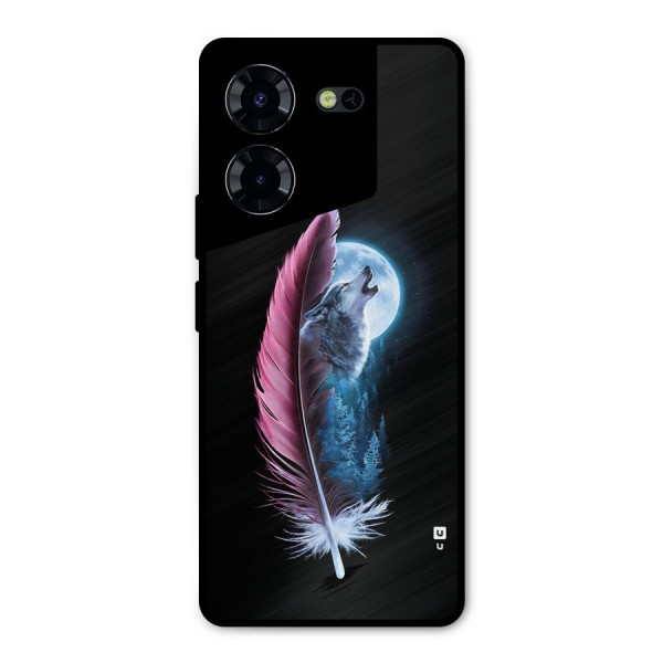 Night Howler Metal Back Case for Tecno Pova 5 Pro 5G