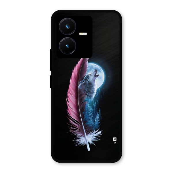 Night Howler Metal Back Case for Vivo Y22