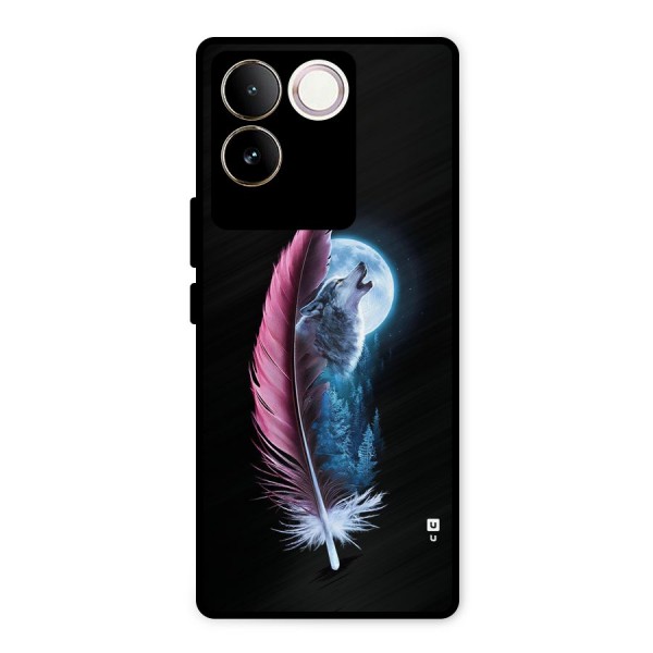 Night Howler Metal Back Case for iQOO Z7 Pro