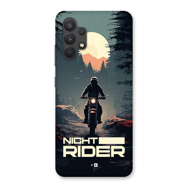 Night Rider Back Case for Galaxy A32