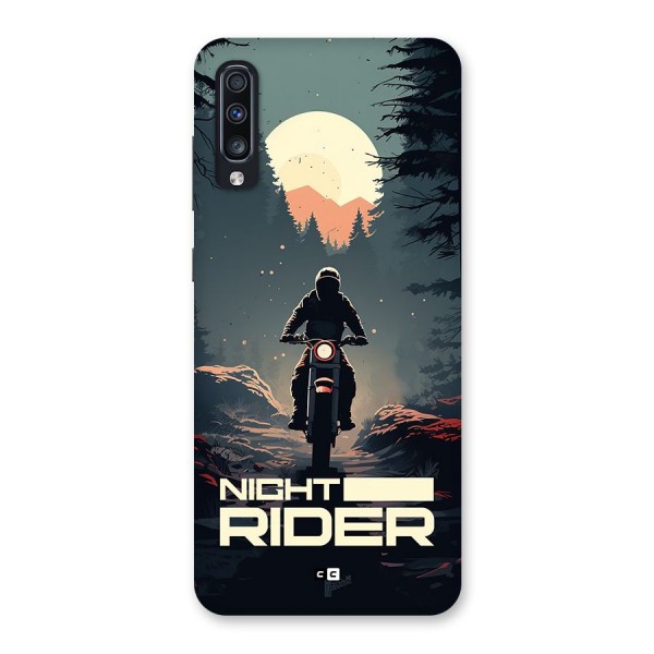 Night Rider Back Case for Galaxy A70