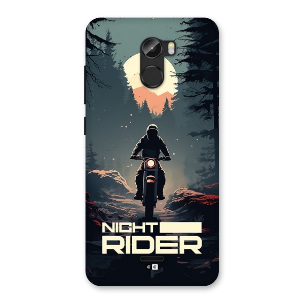 Night Rider Back Case for Gionee X1