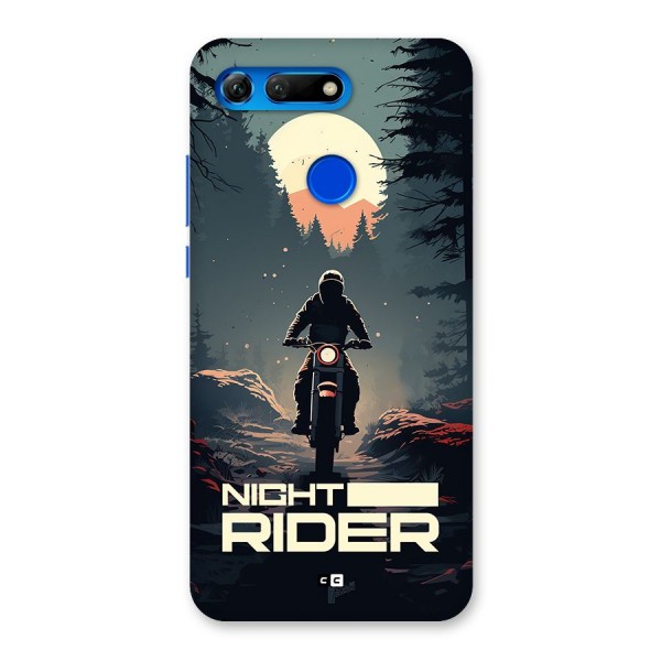 Night Rider Back Case for Honor View 20