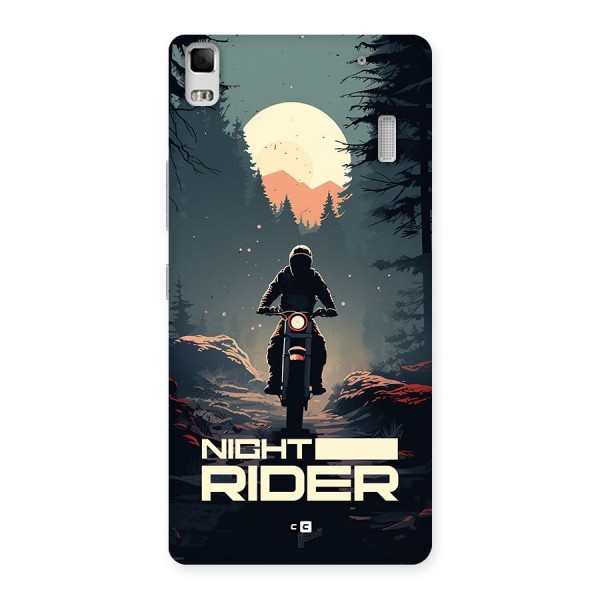 Night Rider Back Case for Lenovo K3 Note