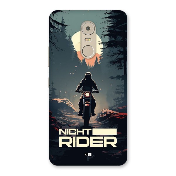 Night Rider Back Case for Lenovo K6 Note