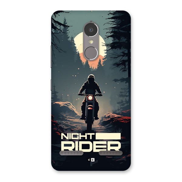 Night Rider Back Case for Lenovo K6 Power