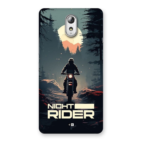 Night Rider Back Case for Lenovo Vibe P1M