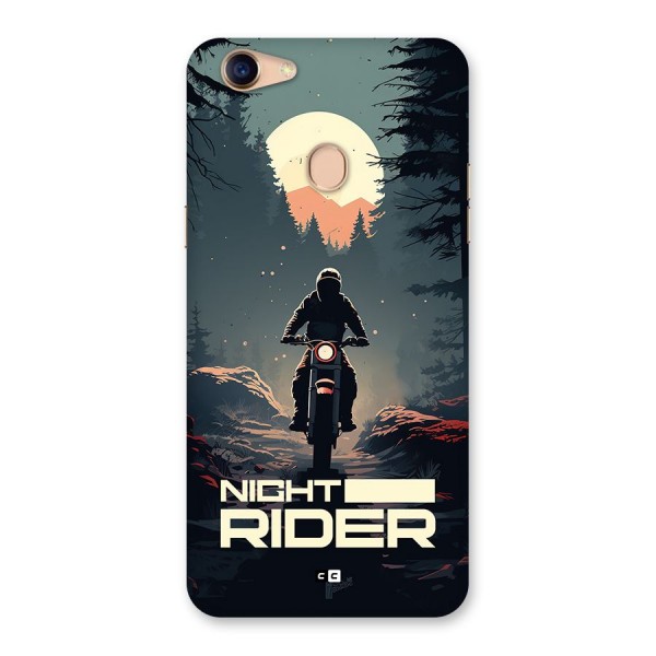 Night Rider Back Case for Oppo F5 Youth