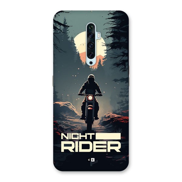 Night Rider Back Case for Oppo Reno2 F