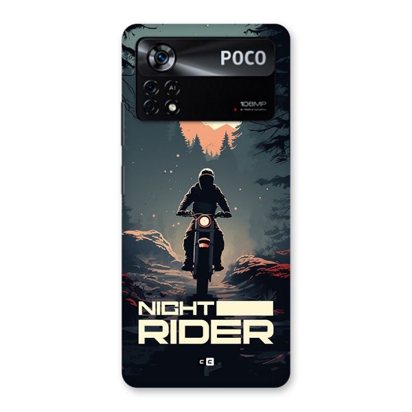 Night Rider Back Case for Poco X4 Pro 5G