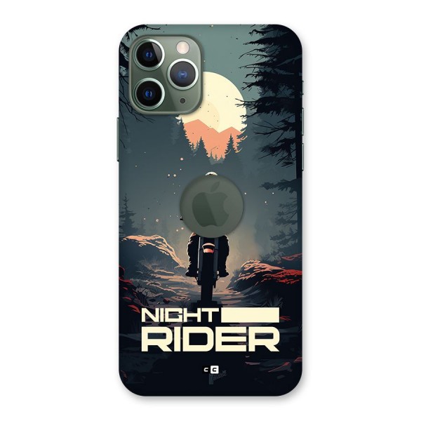Night Rider Back Case for iPhone 11 Pro Logo Cut