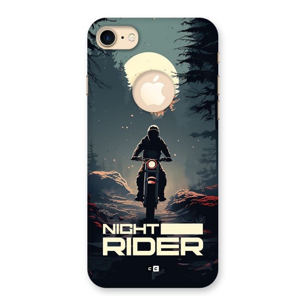 Night Rider Back Case for iPhone 7 Logo Cut