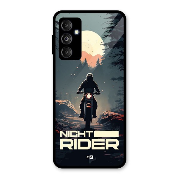 Night Rider Glass Back Case for Galaxy M14 5G