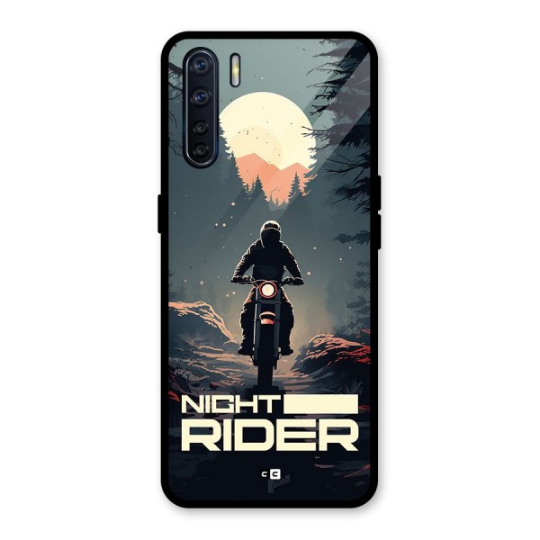 Night Rider Glass Back Case for Oppo F15