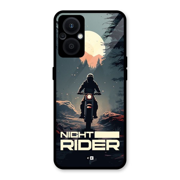 Night Rider Glass Back Case for Oppo F21s Pro 5G