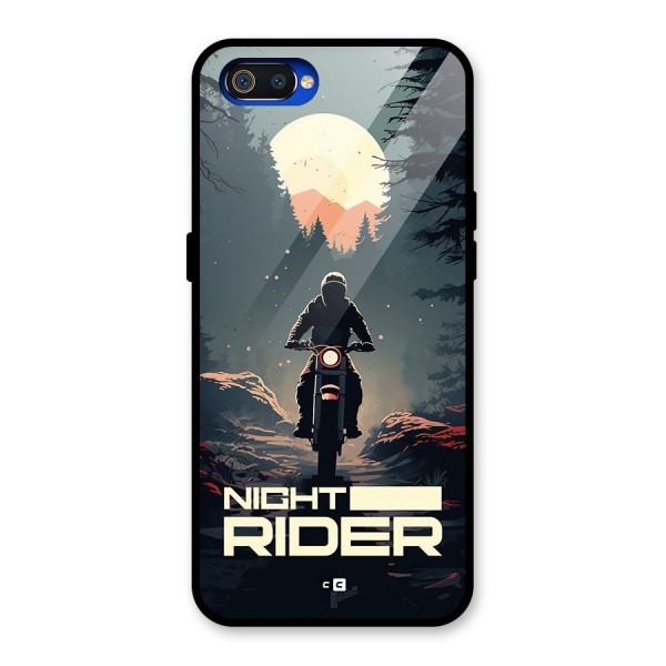 Night Rider Glass Back Case for Realme C2