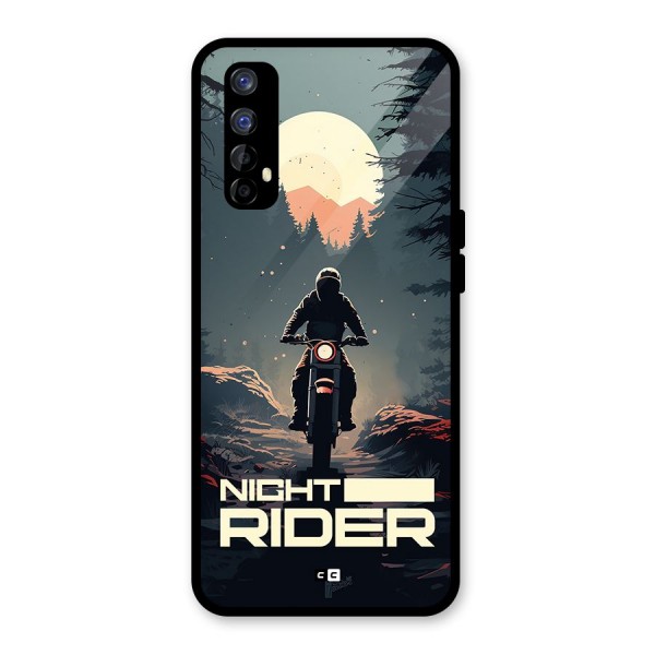 Night Rider Glass Back Case for Realme Narzo 20 Pro