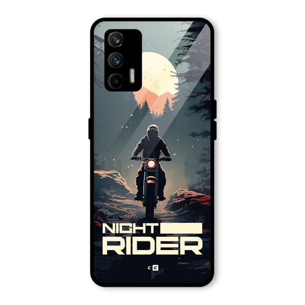 Night Rider Glass Back Case for Realme X7 Max