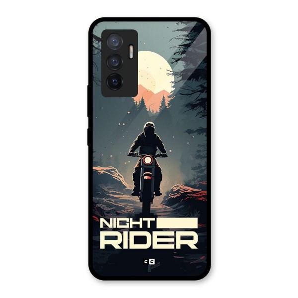 Night Rider Glass Back Case for Vivo V23e