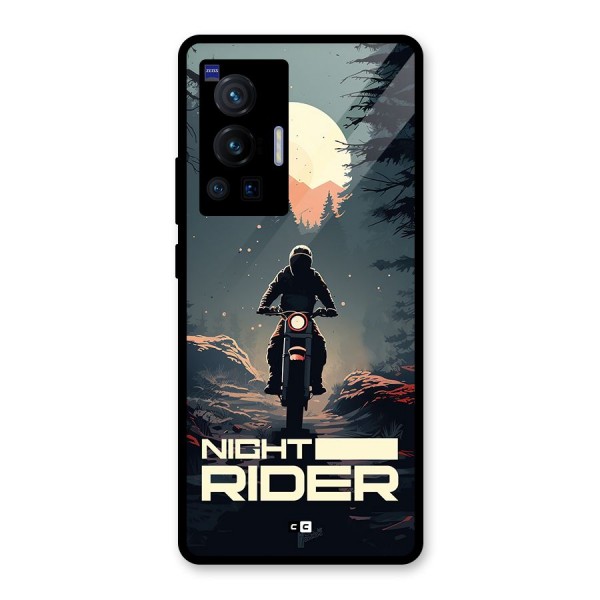 Night Rider Glass Back Case for Vivo X70 Pro