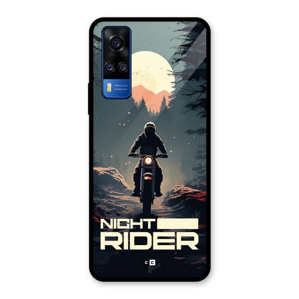 Night Rider Glass Back Case for Vivo Y31