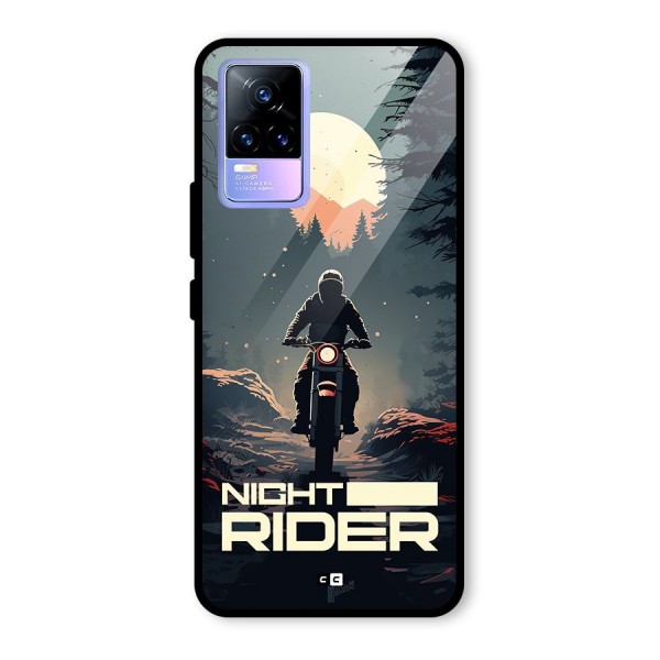 Night Rider Glass Back Case for Vivo Y73